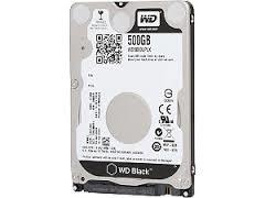 WD Black 500GB SATA3 7mm 2.5" 7200RPM 6Gb/s 32MB Cache
