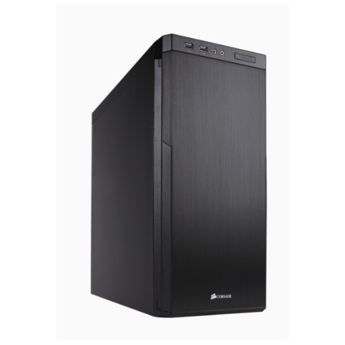 Corsair 330R Blackout Edition Ultra Silent Sound Dampening, Mid-Tower Case. Supports Mini-ITX, MicroATX, ATX