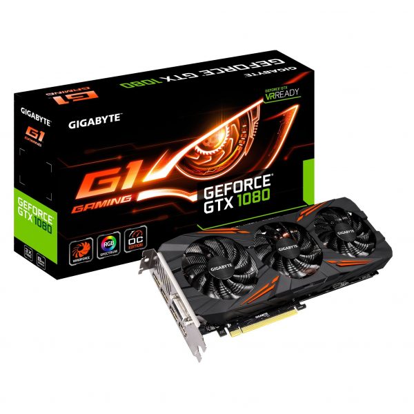Gigabyte nVidia GeForce GTX 1060 G1 Gaming 6GB PCIe Video Card 7680x4320 @ 60Hz 3xDP HDMI DVI VR Ready 1683/1506 MHz ~GV-N1060AORUS-6GD