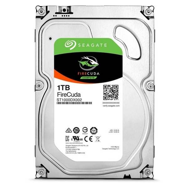 Seagate 1TB FIRECUDA SSHD 3.5" 7200RPM SATA3 6Gb/s 64MB Hybrid HDD