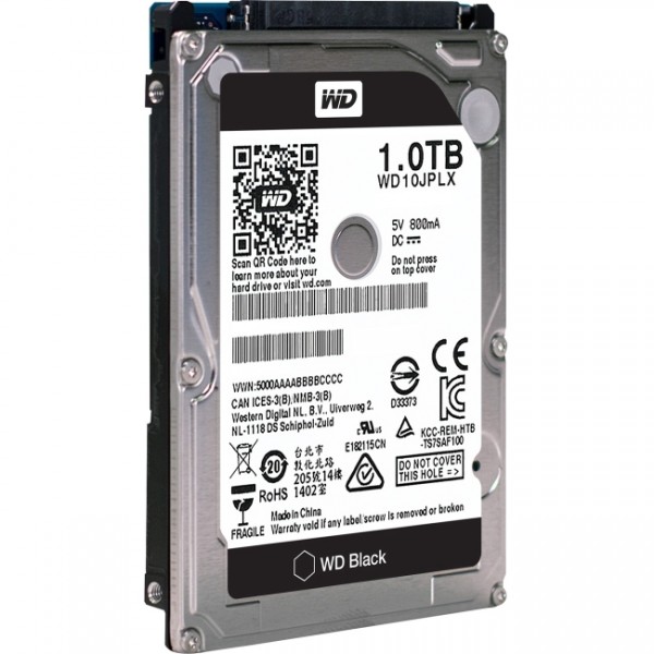 WD Black 1TB SATA3 9.5mm 2.5" 7200RPM 6Gb/s 32MB Cache