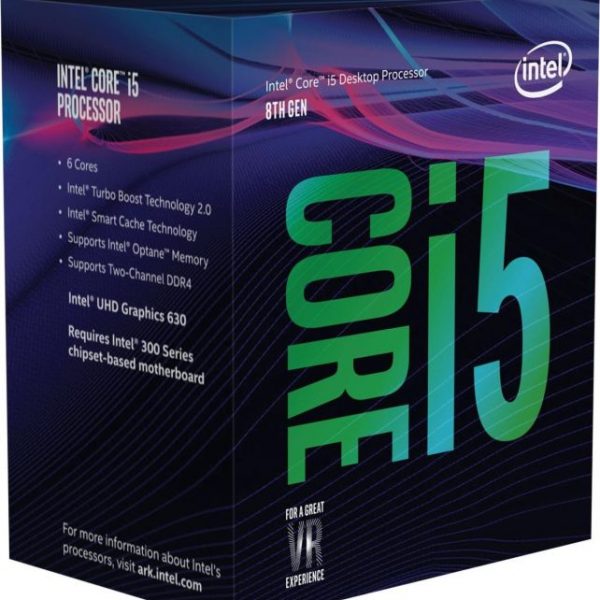 Intel Core i5-8400+Optane 2.80GHz s1151 Coffee Lake 8th Generation Boxed + Optane 16GB 3 Years Warranty