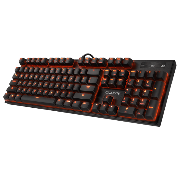 Gigabyte FORCE K85 RGB Mechanical Gaming Keyboard Cherry MX Red Switch Anti-ghosting Function 16.7M customizable color lighting Windows-lock hotkey