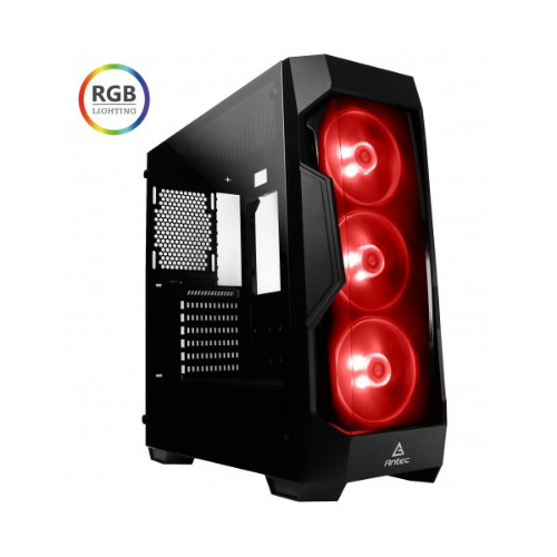 Antec DF500 RGB ATX Tempered Glass, Tinted Front Gaming Case